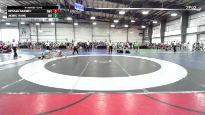 126 lbs Rr Rnd 3 - Keegan Barrick, TNWC Black - HSB vs Aleric Raihl, LAW Blue - HSB