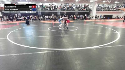 106 lbs Cons. Round 1 - Oaker Cook, Warrensburg Elite Wrestling vs Luca Stephens, Oak Park