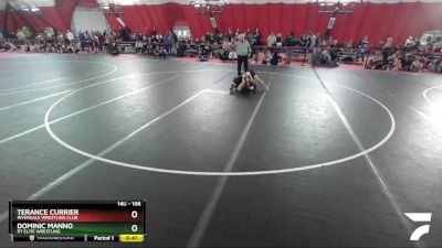 106 lbs Champ. Round 1 - Dominic Manno, RT Elite Wrestling vs Terance Currier, Riverdale Wrestling Club