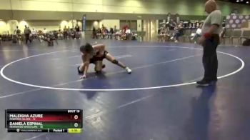 125 lbs Round 5 (8 Team) - Daniela Espinal, Hernando Wrestling vs Maleigha Azure, Montana Silver