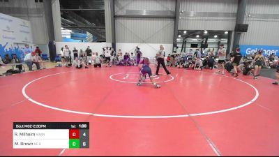 103 lbs Rr Rnd 5 - Ryan Milheim, Mat Assassins Blue vs Mason Brown, NC United