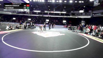 Girls 125 lbs 3rd Place Match - Reinalda Gonzalez, Davis (Girls) vs Lily Robles, Peninsula (Girls)