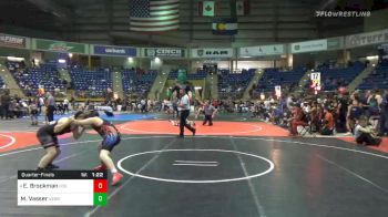 Quarterfinal - Erik Brockman, Fox Valley Elite vs Makayla Vasser, Nebraska Wrestling Academy