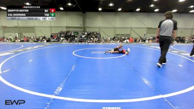 52 lbs Rr Rnd 2 - Griffyn Moyer, Mat Union Misfits 9U 2 vs Cal Downing, Team Danger 9U
