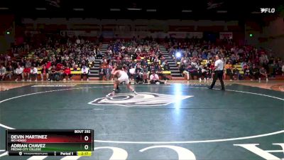 133 lbs 1st Place Match - Devin Martinez, Rio Hondo vs Adrian Chavez, Fresno City College