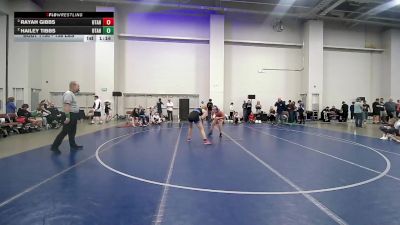 138 lbs Semis - Rayah Gibbs, Utah vs Hailey Tibbs, Utah
