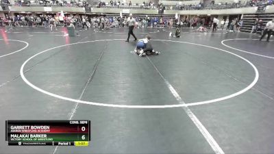 112 lbs Cons. Semi - Garrett Bowden, Askren Wrestling Academy vs Malakai Barker, Victory School Of Wrestling