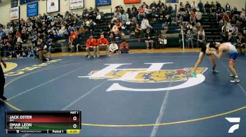 120 lbs Cons. Round 2 - Omar Leon, Ak. Springfield vs Jack Oster, Bay