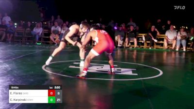 184 lbs Final - Eddie Flores, Gardner-Webb vs Cole Karpinski, Army