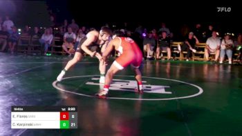 184 lbs Final - Eddie Flores, Gardner-Webb vs Cole Karpinski, Army