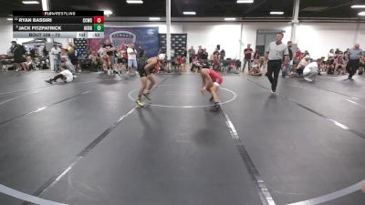 72 lbs Semifinal - Ryan Bassiri, Capital City Wrestling Club vs Jack Fitzpatrick, All I See Is Gold