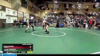 170 lbs Champ. Round 2 - Alex Munoz, Valencia vs Louie Sanchez, San Marcos (San Marcos)