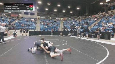 157 lbs Cons. Round 2 - Kadrick Lewallen, Arizona Christian University vs Blaine Christo, Morningside (Iowa)