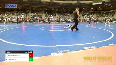 55 lbs Consi Of 16 #1 - Colt Thompson, Nebraska Elite vs Thomas Delich, Greater Heights Wrestling