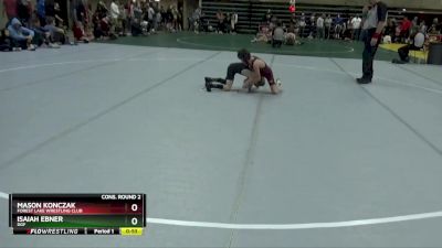 65 lbs Cons. Round 2 - Isaiah Ebner, DGF vs Mason Konczak, Forest Lake Wrestling Club