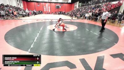 138 lbs Champ. Round 1 - Kashton Kilty, MARSHFIELD, WI vs Julius Cole, YORKVILLE (HS)