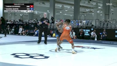 55 kg Quarters - Fabian Gutierrez, Buies Creek Wrestling Club vs Manuel Martir, Community Youth Center - Concord Campus Wrestling