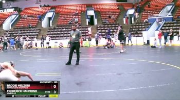 185 lbs Quarterfinal - Frederick Hammond, LakeVille vs Brodie Melzoni, Young Guns Nashville