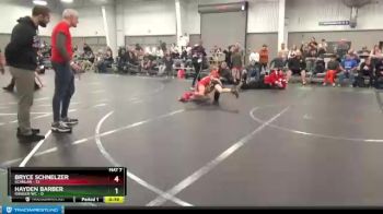 84 lbs Finals (2 Team) - Bryce Schnelzer, Scanlan vs Hayden Barber, Ranger WC