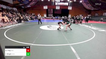 107GOLD lbs Rr Rnd 1 - Keira Filip, Minisink Valley vs Ishita Singh, Shenendehowa