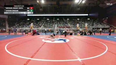 4A-113 lbs Champ. Round 1 - Steven Ziegler, Campbell County vs Michael Brody Keith, Natrona County