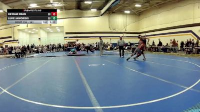 141 lbs Cons. Round 3 - Luke Jaworski, Cornerstone University vs Ke`daiz Dean, University Of Olivet