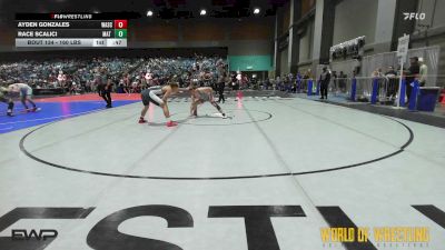 160 lbs Consi Of 8 #2 - Ayden Gonzales, Wasco Wrestling vs Race Scalici, Mat Demon Wrestling Club