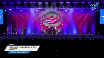 West Coast Fame Allstars Cheer - VANITY [2024 L4 Senior Coed - D2 1] 2024 The American Showcase DI & DII
