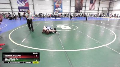 96 lbs Rd# 4- 2:00pm Friday Final Pool - Silas Stanley, Minion Black vs Emmett Williams, NCWAY National Team