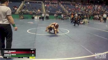 2A 132 lbs Champ. Round 1 - Trey Swaney, Wheatmore vs David B-Meza, Washington