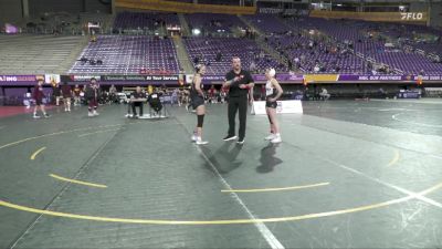 117 lbs 2nd Wrestleback (16 Team) - Allison Meyer, Lindenwood University vs Sereena Baca, Quincy