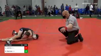 85 lbs Prelims - Logan Levine, Bridgewater vs Nicholas Barone, Bitetto