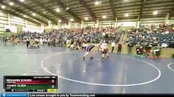 288 lbs Cons. Round 3 - Tommy Olsen, Lehi vs Benjamin Schoen, Lone Peak