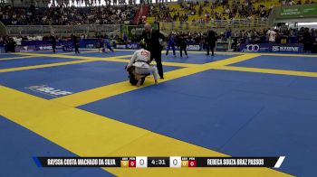 Rebeca Souza Braz Passos vs Rayssa Costa Machado Da Silva 2025 Brasileiro Jiu-Jitsu IBJJF