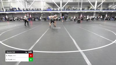 197 lbs Round Of 32 - Eli Pack, Army-West Point vs Quinn Funk, Binghamton - UnAttached