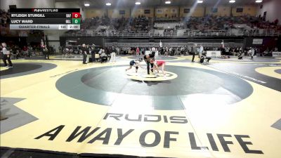 100 lbs Quarterfinal - Ryleigh Sturgill, Baylor School vs Lucy Ward, The Hill School