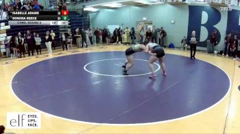 170 lbs. Cons. Round 6 - Sonora Reece, Broken Arrow vs Isabelle Adams, Fort Osage