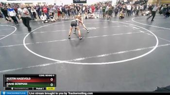 100 lbs Cons. Round 5 - Austin Hagevold, IL vs David Bowman, IN