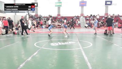 116 lbs 3rd Place - Addison Gore, Raw vs Lucia Ranieri, Roselle Park