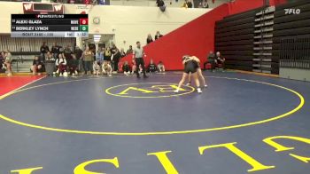 130 lbs Cons. Round 4 - Berkley Lynch, West Delaware vs Alexi Glaza, Mount Vernon