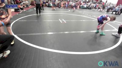 58 lbs Semifinal - Archer Slabaugh, Husky Wrestling Club vs Treble Castor, Woodward Youth Wrestling