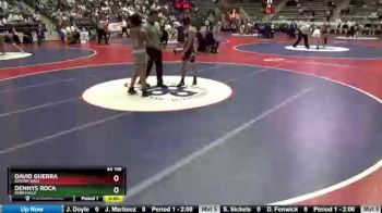 4A 106 lbs 5th Place Match - Dennys Roca, Berryville vs David Guerra, Gentry High