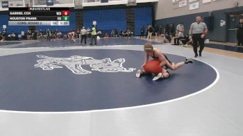 184 lbs Cons. Round 2 - Gabriel Cox, Western Colorado vs Houston Frank, Fort Hays State
