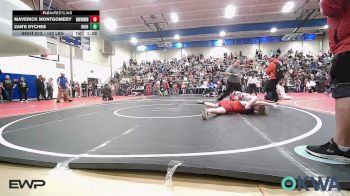 132 lbs Quarterfinal - Maverick Montgomery, Skiatook Youth Wrestling vs Zan'e Dyches, IRONMEN Wrestling Club