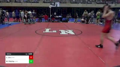 100 lbs Consi Of 4 - Liam Lin, Garnerville, NY vs Marek Polcha, Loverpool, PA