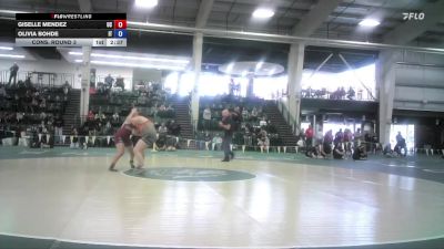 160 lbs Cons. Round 3 - Giselle Mendez, University Of The Cumberlands vs Olivia Bohde, Indiana Tech