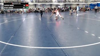 Silver 133 lbs Quarterfinal - Wyatt Unser, Wisconsin-Eau Claire vs Carter Siebel, Coe