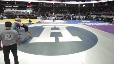 I-285 lbs 3rd Place Match - Mason Naple, Victor vs Michael Mauro, John Jay East Fishkill