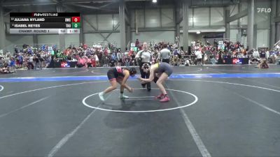 130 lbs Champ. Round 1 - Juliana Nyland, Bobcat Wrestling Club vs Isabel Reyes, Thunderbird