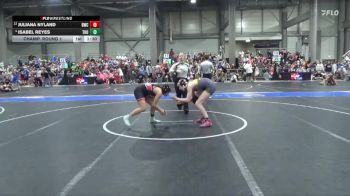 130 lbs Champ. Round 1 - Juliana Nyland, Bobcat Wrestling Club vs Isabel Reyes, Thunderbird